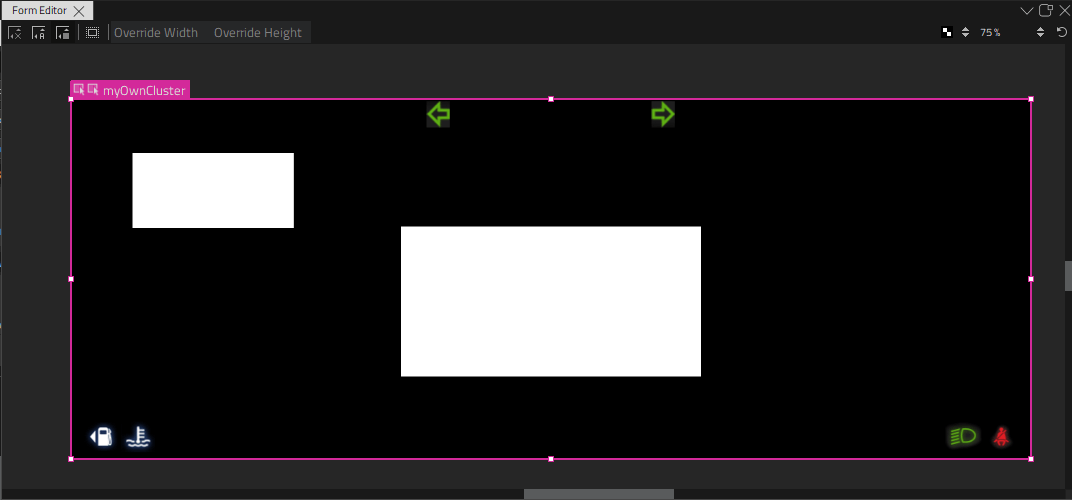 "Project in Form Editor"