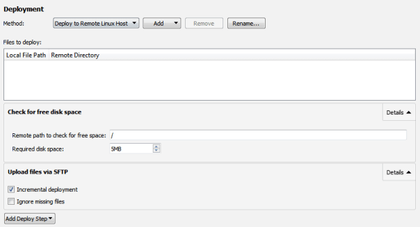 "Deploy to embedded Linux"