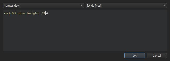 "Setting binding for centerX"