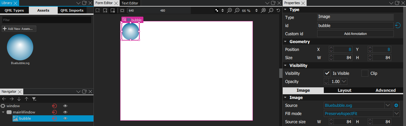 "Image file in different views"