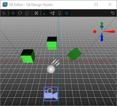 "Models lit by a dirctional light"