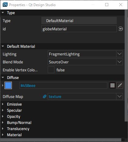 "Material properties"